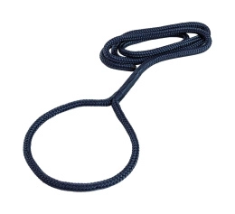 Веревка 12мм*2,5м из сверхпрочного полиэфира с огонами для крепления кранца, синий (06-444-62)